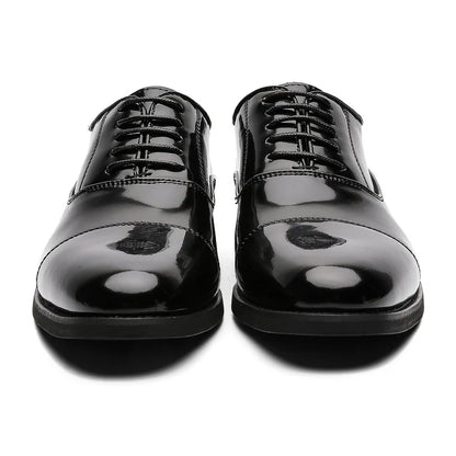 Men's Dress Shoes Size 38-46 Fashion Man Pointed Toe Oxford Shoes Lace-Up Brogue Footwear Buckle Business Wedding Shoes Sneakers