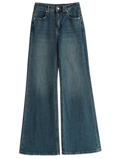 Women Jeans New High Waist Flare Denim Pants Micro Elastic Woman Trousers Horseshoe Pant Female Autumn Winter 2023