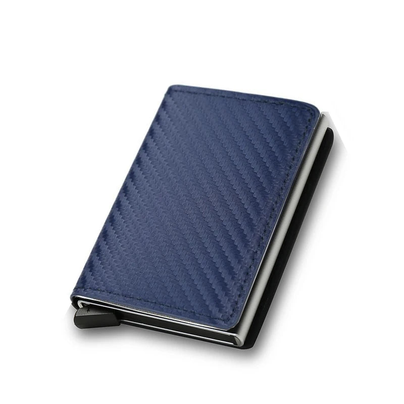Porte-carte de crédit antivol RFID, portefeuille fin et intelligent pour hommes et femmes, étui porte-carte bancaire, pochette à monnaie, porte-cartes de crédit