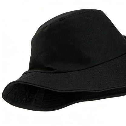 Spring Summer Unisex Solid Color Fisherman Cap Foldable Bucket Hat Outdoor Sunscreen Hat Caps Fashionable Double-sided Basin Hat
