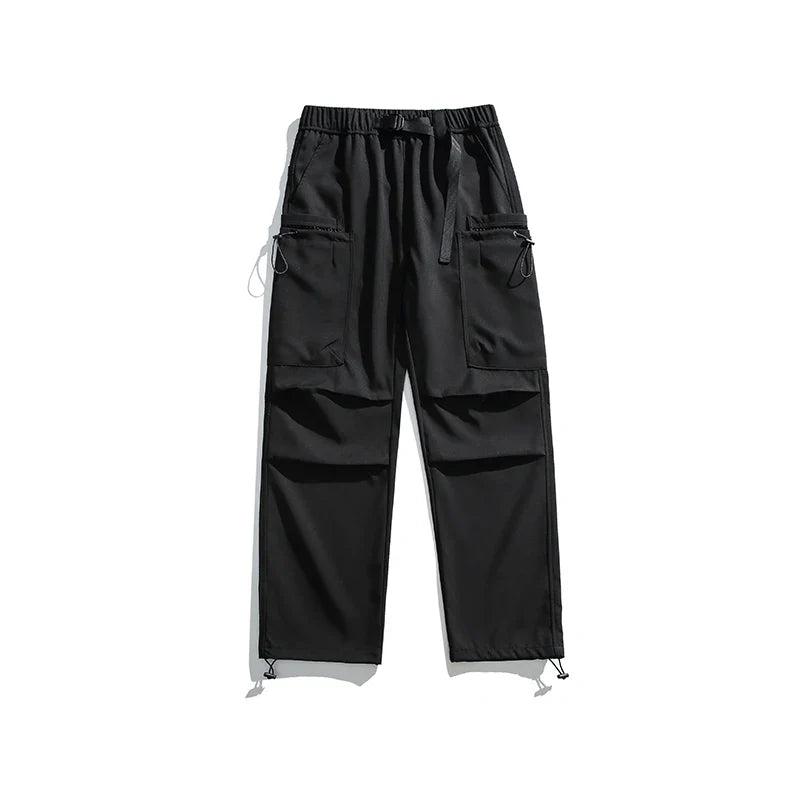 Hiking Pants Men Waterproof Windproof Breathable Elastic Waist Climbing Trekking Fishing Pants Camping Casual Overalls Trousers
