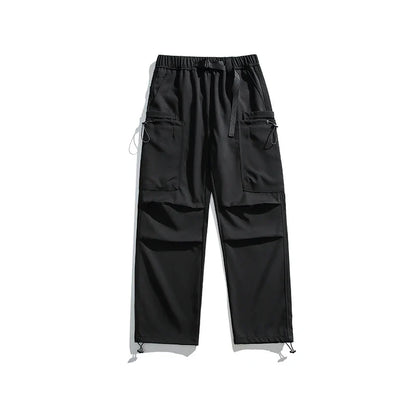 Hiking Pants Men Waterproof Windproof Breathable Elastic Waist Climbing Trekking Fishing Pants Camping Casual Overalls Trousers