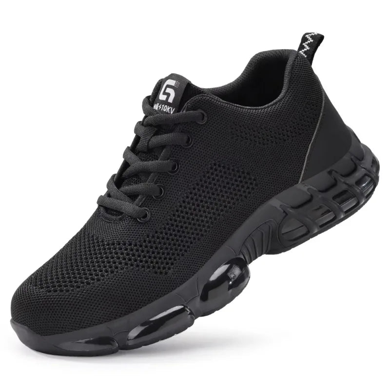 Latest 2024 Fashion Insulation 10KV Men Safety Work Shoes Sneakers Steel Toe Anti Smashing Indestructible Male Footwear
