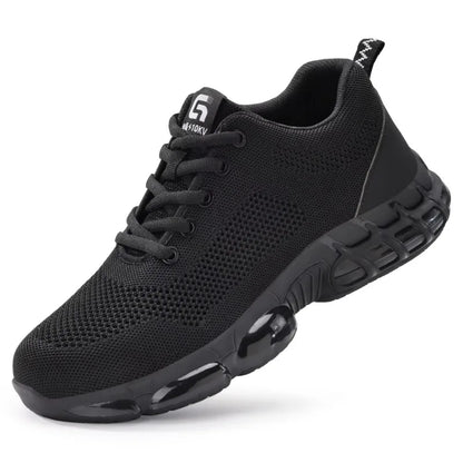 Latest 2024 Fashion Insulation 10KV Men Safety Work Shoes Sneakers Steel Toe Anti Smashing Indestructible Male Footwear