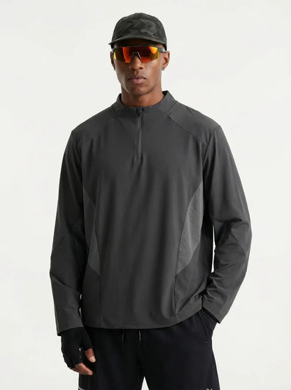 Unisex Cycling Jersey Long Sleeve - High Elastic Lightweight Front Zipper Bike Shirt  Men Women |Windproof Outdoor Sports Tights
