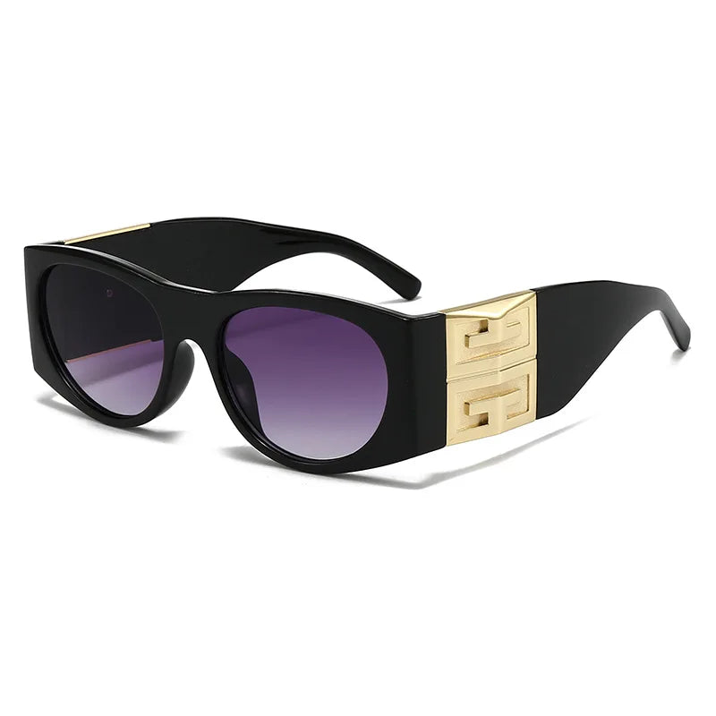 2025 Luxury Designer UV400 Large Frame Sunglasses Women Men New Trendy Sun Glasses Ladies Vintage Cool Gafas De Sol Eyeglasses