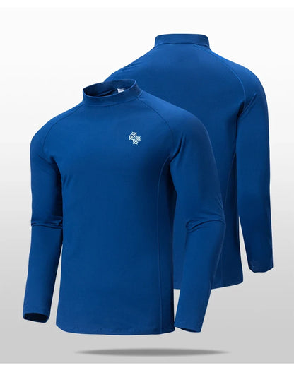 Men's High Quality Cycling Hiking Outdoor Sports Long Sleeve T-Shirt Leisure Speed Dry Running Fitness Sports Clothing Tops
