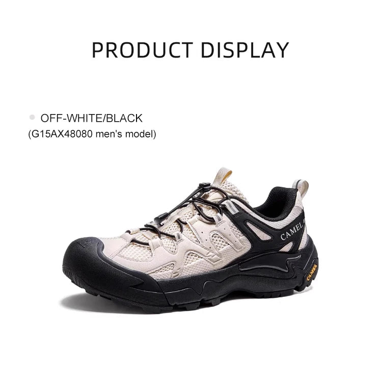 Hiking Shoes Breathable Mesh Casual Sports Shoes for Men Trekking Shoes Anti-slip and Shock Absorption 2025 New