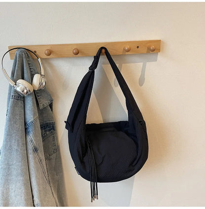New Comfortable and Versatile Texture Hobo Bags Women Crossbody Bags Large Capacity Lightweight Casual Storage Bags Fashionable