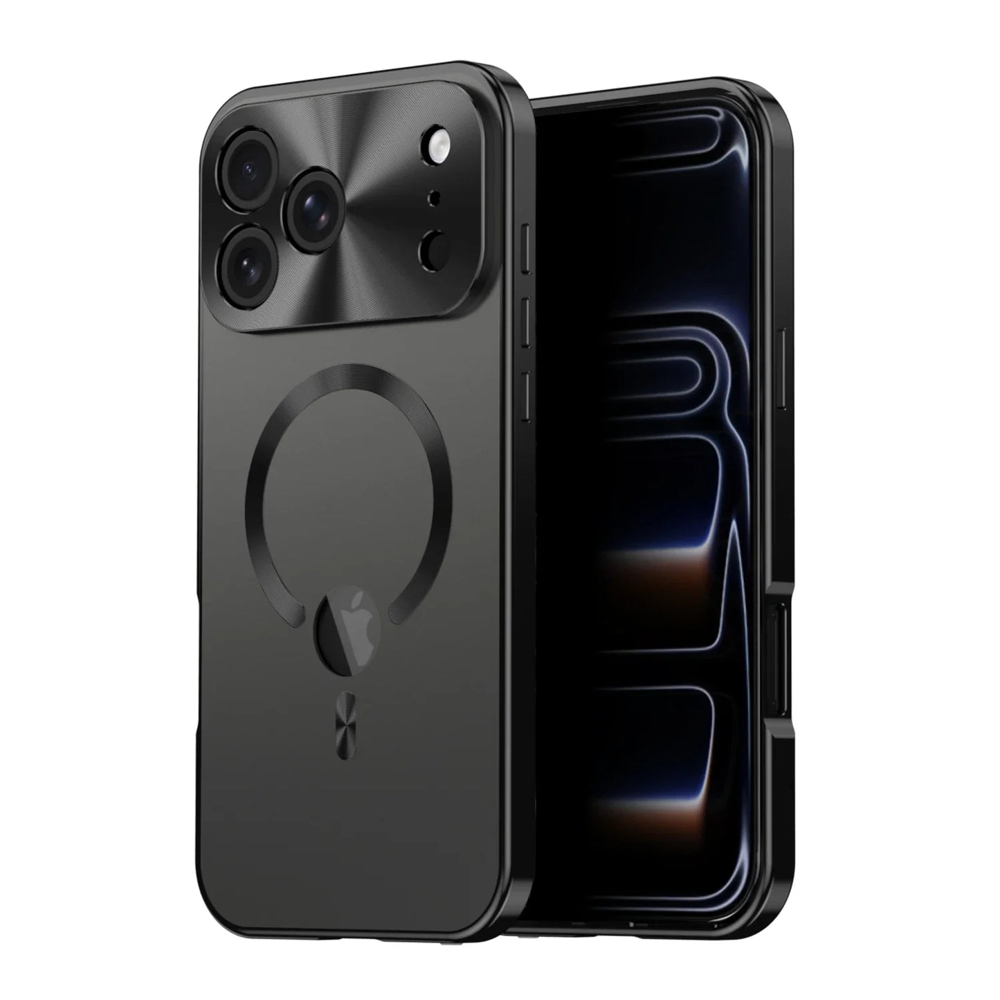 Magnetic Metal Aluminium Alloy Case for IPhone17 Pro Max 17 Pro Full Camera Lens Protective Original Color Phone Ultrathin Cover