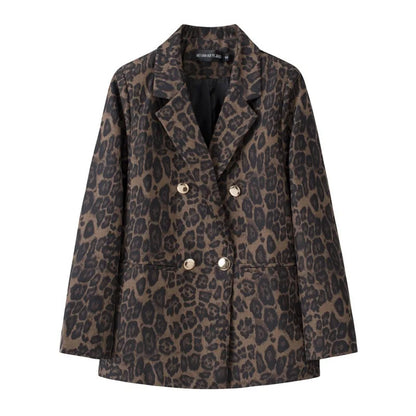 Casual Plaid Women's Suit Jacket Spring Autumn New Style Large Size Street Style Top Quality Polyester Commute Style Fashionable