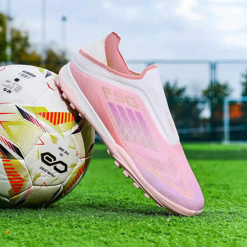 New Men's Soccer Shoes Sport Ultralight Football Boots Turf Comfortable Fg Grass Cleats Futsal Non Slip Outdoor Adult Non-Slip