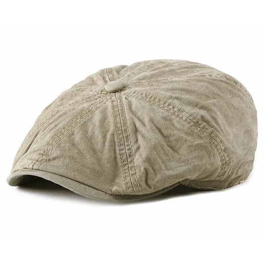Denim Peaked Cap Men's Women's Beret Hat New Fashion Newsboy Caps Outdoor Streetwear Washed Casual Vintage Boina Hats