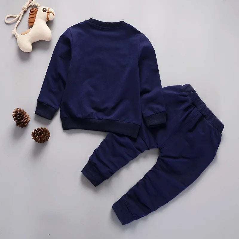 New Spring Autumn Baby Girl Clothes Boys Clothing Children T-Shirt Pants 2Pcs/Sets Toddler Casual Sports Costume Kids Tracksuits