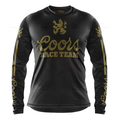 Camping Motorcycle Mountain Bike Team Downhill MTB Jersey Offroad Bicycle Locomotive Shirt Cross Country Fishing Hunting Clothes
