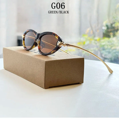 Designer Cat Eye Sunglasses Women Trendy 2026 Fashion Glasses Vacation Shades Luxe  Lunette Soleil Femme Lentes De Sol Mujer Sun