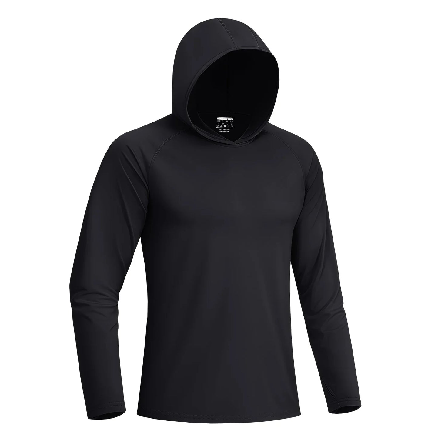 Sun Protection Shirts Mens Long Sleeve Hoodie Casual UV-Proof T-Shirts Breathable Lightweight Quick Dry T shirts Swim