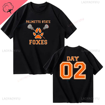 All for The Game Palmetto State Foxes Andrew Minyard Cotton High Quality EU Size Tops Men T-Shirt Y2k Unisex Harajuku Clothing