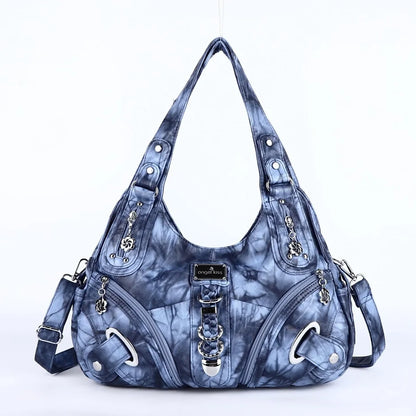 Vintage Women Handbags Fashion Shoulder Bag Large Tote Top-handle Shopping Pack Multifunctional Satchel Lady Hobos Purse
