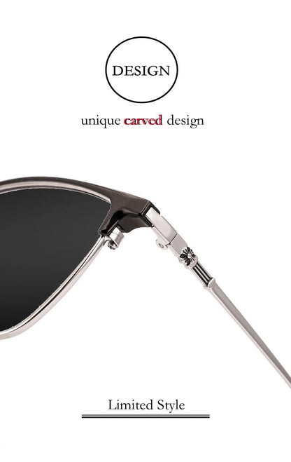 Ultralight Pure Titanium Myopia Sunglasses Men‘s Retro Business Driving Fishing Outdoor Traveling Sunshade Glasses