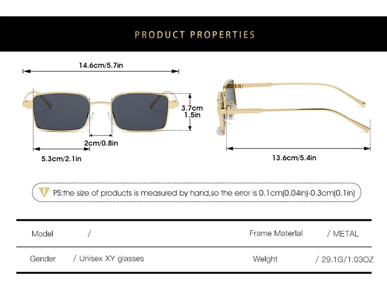 Small Square Sunglasses Women 2026 Vintage Fashion Glasses Retro Sunglass Men Vacation Gafas De Sol Hombre Lunette Soleil Femme