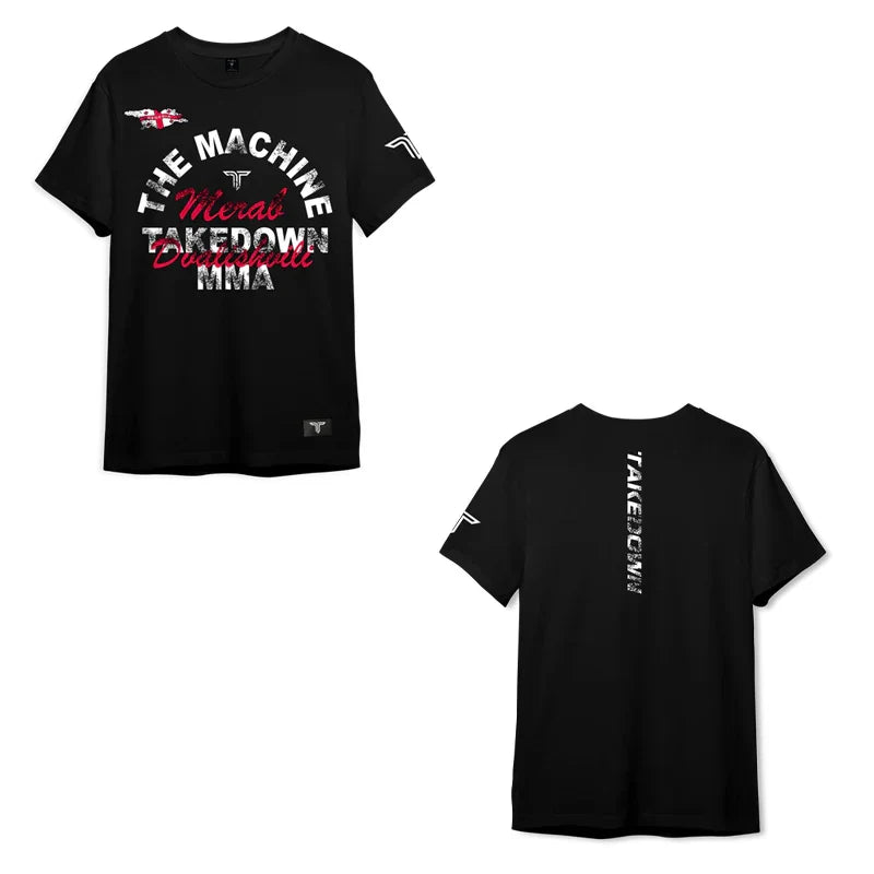 2025 Adult and Children Arriavl Summer Sparrow PFL Walk Out Merab Dvalishvili Short Sleeve Shirt Fan T-shirt Oversized Boxing