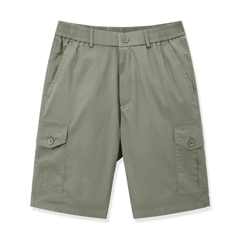 Summer New Arrival Men Cargo Shorts Male Pure Cotton Loose Multi Pocket Five Points Pants Men Outdoor Versatile Casual Shorts