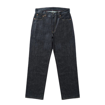 Summer Sanforized Selvedge Denim Jeans Cotton-ramie Men's Jeans Loose Fit High Rise 10oz