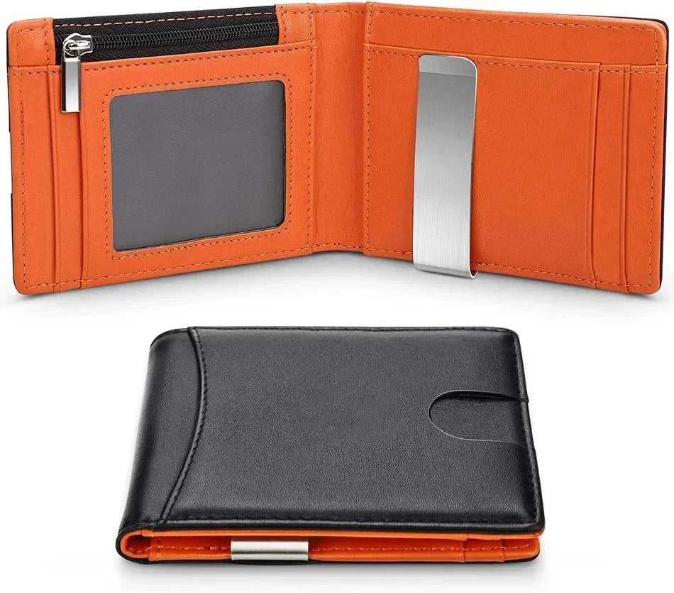 Business Card Holder Smart Wallets for Men Carbon Fiber Slim Thin Minimalist Wallet Custom Personalized Gift EDC