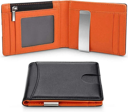 Business Card Holder Smart Wallets for Men Carbon Fiber Slim Thin Minimalist Wallet Custom Personalized Gift EDC