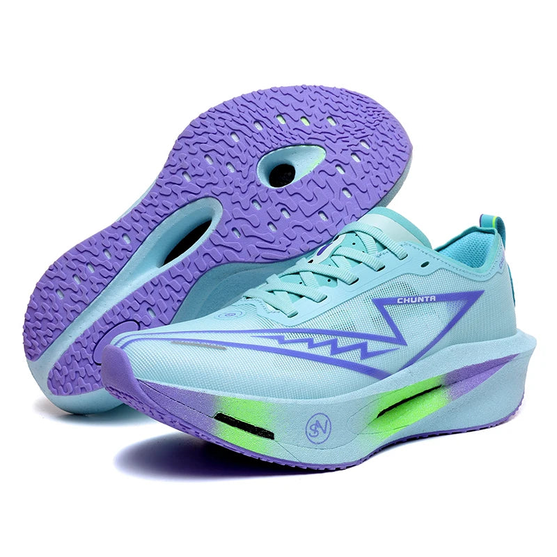 Men Running Shoes Carbon Board Marathon Speciality Sports Breathable Lightweight Women's Comfortable Athletic Sneakers
