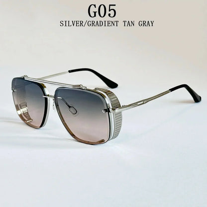 2025 Steampunk Sunglass Men Vintage Square Sunglasses Women Trendy Retro Punk Fashion Glasses Gafas De Sol Hombre Luxe Zonnebril