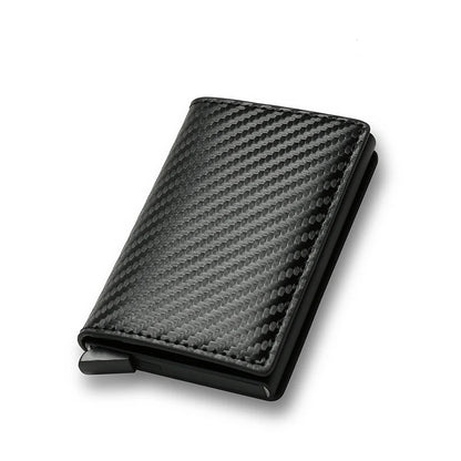 Porte-carte de crédit antivol RFID, portefeuille fin et intelligent pour hommes et femmes, étui porte-carte bancaire, pochette à monnaie, porte-cartes de crédit