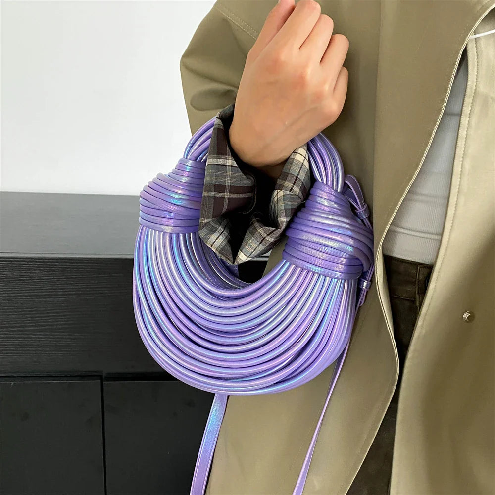MOODS Luxury Evening Purses For Women Golden Noodle Knot Design Dinner Party Clutch Bag 2023 Luxury Designer Purses And Handbags