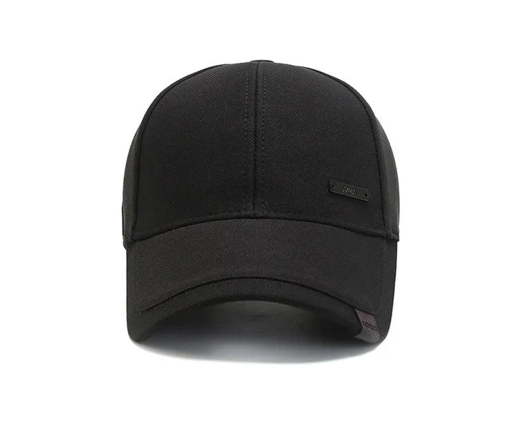 Unisex Hua Label Baseball Cap Hip Hop Adjustable Casual Hat Spring Autumn Outdoor Sunscreen Cap