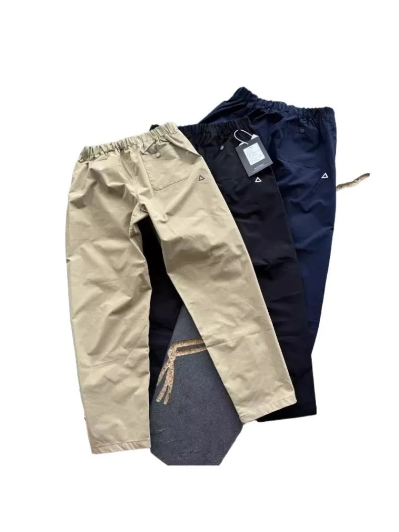 Men's Hiking Pants Waterproof Windproof American Workwear Light Weight Cargo Pants Men Loose Outdoor Trekking Trousers Male