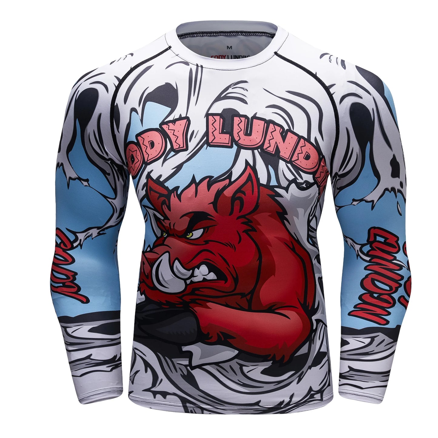 Men's Jiu Jitsu Kimono Rashguard MMA T-shirt Animal Print Compression Shirts Sport Tops Bjj Kickboxing Muay Thai Sport Boxing