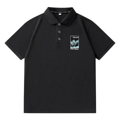 Summer Polo Shirt Men Plus Size 110-180KG Casual Work T-Shirts Quick Dry Short Sleeve Golf Shirt High Quality Fat Male Clothing