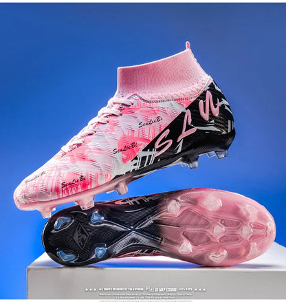 Professional Football Boots Men Soccer Shoes Society Football Cleats FG Lightweight Training Soccer Sneakers Outdoor Sports Shoe