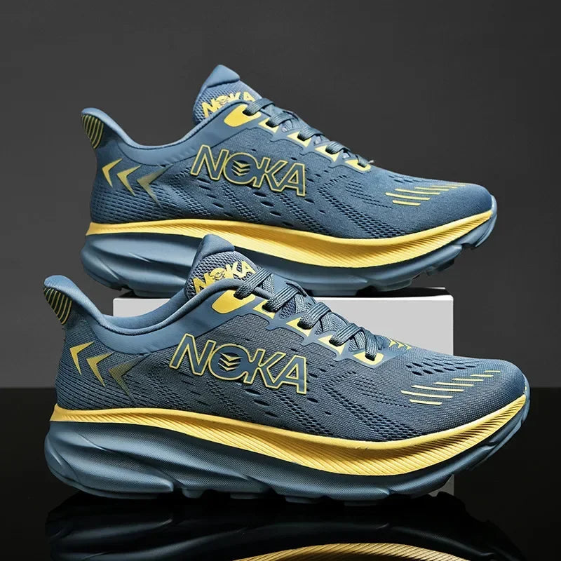 Men's Running Shoes Outdoor Couple Non-Slip Jogging Breathable Cushioning Luxury shoes Trainer Race Sneakers Mesh Off-road Shoes