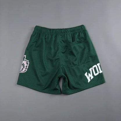 Mens Summer Streetwear Sports Casual Motorcycle Shorts Gym Fitness Mesh Quick Dry Running Beach Basketball Jogger Short Pants