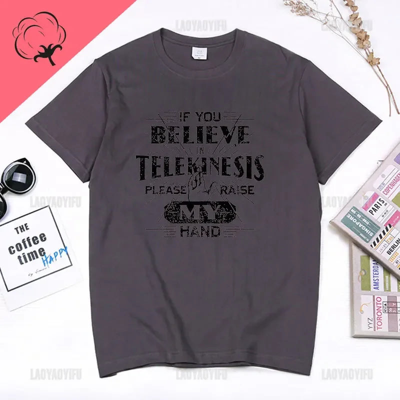 I Lost An Electron Tom Holland Same Style Graphics T Shirt Men Women High Quality Cotton T-shirts Fashion Streetwear Ropa Hombre