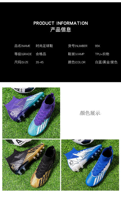 High quality TF/FG sports football shoes, personalized and fashionable football training shoes