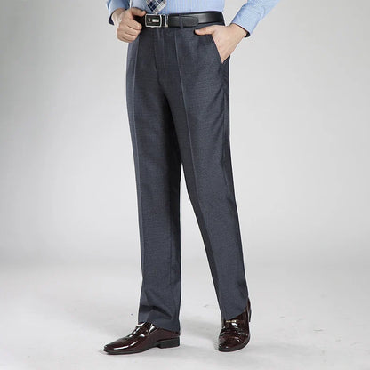 Summer Business Thin Suit Pants For Men 29-44 Spring Autumn Male Formal Stretch Solid Dress Office Trousers