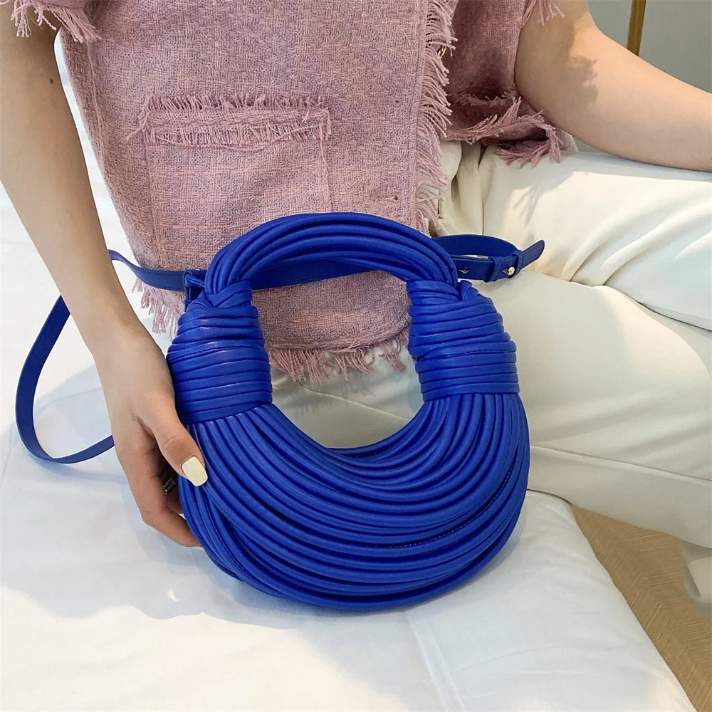 MOODS Luxury Evening Purses For Women Golden Noodle Knot Design Dinner Party Clutch Bag 2023 Luxury Designer Purses And Handbags