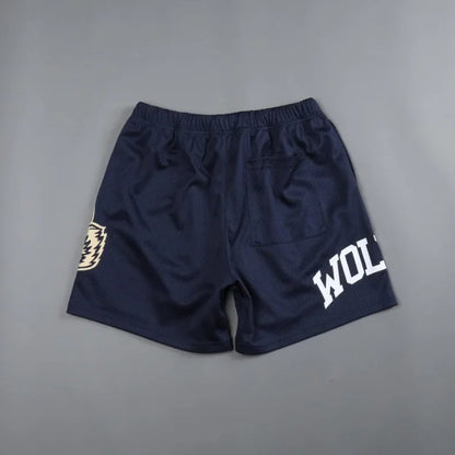 Mens Summer Streetwear Sports Casual Motorcycle Shorts Gym Fitness Mesh Quick Dry Running Beach Basketball Jogger Short Pants