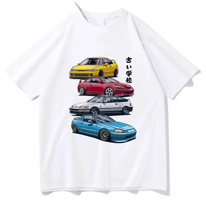 Initial D T Shirt Japanese Anime Graphic Funny Harajuku Manga T Shirt Fashion Casual Short Sleeve Plus Size T Shirt Women