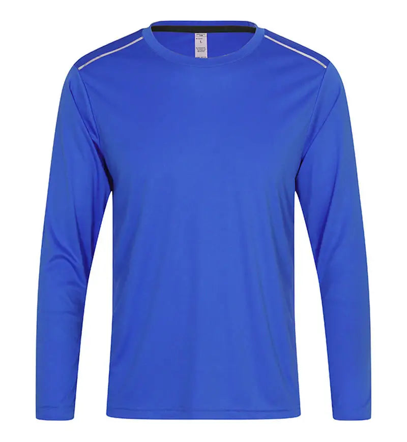 High Quality Spandex Men Women Kids Running Long Sleeve T-Shirt Quick Dry Gym Fitness Shirt Training Exercise Clothes Sports Top