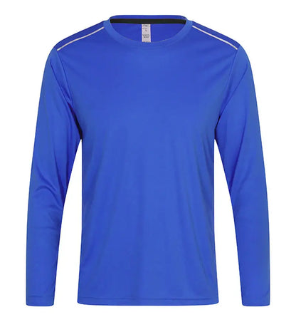 High Quality Spandex Men Women Kids Running Long Sleeve T-Shirt Quick Dry Gym Fitness Shirt Training Exercise Clothes Sports Top