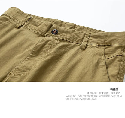 Men Summer Five Points Pants Male Trendy Loose Casual Daily Short Simple Fashion Versatile Solid Color Straight Leg Cargo Shorts